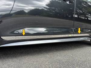 QAA - TH70112 Stainless Steel Rocker Panel Trim 4Pc 4-door, Sedan 2020-2025 Toyota Corolla QAA - Image 2