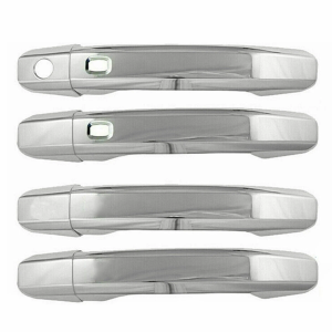 DH59171 Chrome Plated ABS plastic Door Handle Cover 8Pc 2019-2020 Chevrolet Silverado w/2 Smart Keys QAA