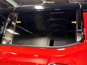 QAA - PP65293 Stainless Steel Pillar Trim 4Pc 2022-2025 GMC Hummer EV QAA - Image 4
