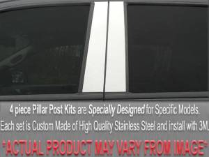 QAA - PP26108 Stainless Steel Pillar Trim 4Pc 2006-2011 Lexus GS QAA - Image 4