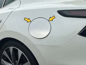 QAA - GC16540 Stainless Gas Cap Door Trim 1Pc Fits 2016-2023 Nissan Maxima QAA - Image 2