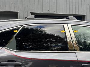 QAA - PP73126 Stainless Steel Pillar Trim 6Pc 2023-2025 Lexus RX350 QAA - Image 2
