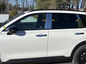 QAA - PP73237 Stainless Steel Pillar Trim 8Pc 2023-2026 Honda CR-V QAA - Image 2