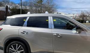 PP72036 Stainless Steel Pillar Trim 6Pc 2022-2023 Infiniti QX60 QAA