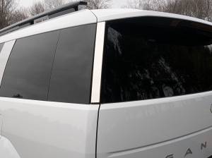 RW74335 2 piece Stainless Steel Rear Window Trim Hyundai Santa Fe 2024-2026, 4-door, SUV