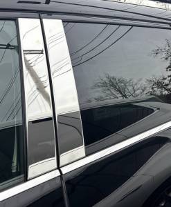 PP72527 Stainless Steel Pillar Trim 4Pc 2022-2025 Nissan Pathfinder QAA