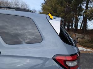 QAA - RW73260 Stainless Steel Rear Window Trim 2Pc 2023-2026 Honda Pilot QAA - Image 2