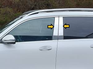 PP70985 Stainless Steel Pillar Trim 4Pc 2020-2026 Mercedes-Benz GLB QAA