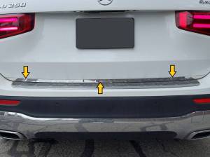 RD70985 Stainless Steel Rear Deck Accent 1Pc 2020-2026 Mercedes GLB QAA