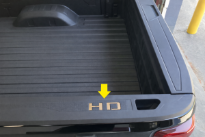 SGR60184 Stainless Steel Graphic/Logo/emblem 4Pc 2020-2025 Chevrolet Silverado HD QAA