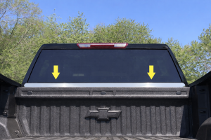 RWB60184 Stainless Steel Rear Window Bottom 1Pc 2020-2025 Chevrolet Silverado HD QAA