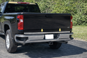 RT60184 Stainless Steel Tailgate Accent 1Pc 2020-2025 Chevrolet Silverado HD QAA