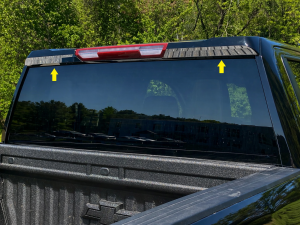 RWT60184 Stainless Steel Rear Window Top 1Pc 2020-2025 Chevrolet Silverado HD QAA