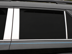 PP60334 Stainless Steel Pillar Trim 6Pc 2020-2026 Ford Explorer QAA