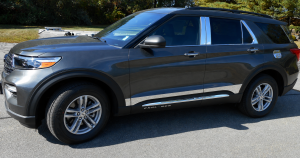 QAA - PP60334 Stainless Steel Pillar Trim 6Pc 2020-2026 Ford Explorer QAA - Image 2