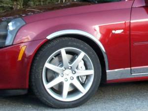 WZ43250 Molded Stainless Steel Wheel Well Fender Trim 4Pc 2003-2007 Cadillac CTS QAA