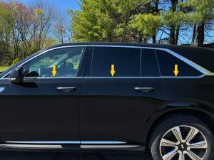 WS65230 Stainless Steel Window Sill Trim 6Pc 2025-2026 Cadillac Escalade IQ QAA
