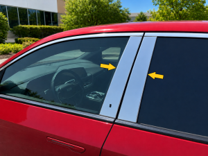 QAA - PP65240 Stainless Steel Pillar Trim 4Pc 2025-2026 Cadillac Optiq QAA - Image 2