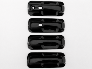 DH55309B Gloss Black  ABS plastic Door Handle Cover 12Pc 2015-2020 Ford F-150, 2017-2022 Ford F-250 Super Duty, 2017-2022 Ford F-350 Super Duty QAA