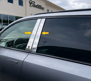 QAA - PP66210 Stainless Steel Pillar Trim 4Pc 2026-2027 Cadillac Vistiq QAA - Image 2