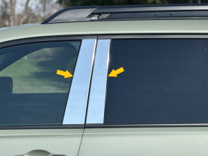 QAA - PP76220 Stainless Steel Pillar Trim 4Pc 2026 Honda Passport QAA - Image 2