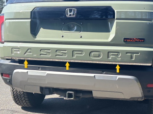 QAA - RD76220 Stainless Steel Rear Deck Accent 1Pc 2026 Honda Passport QAA - Image 2