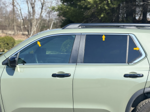 QAA - WP76221 Stainless Steel Window Accent Package 6Pc 2026 Honda Passport QAA - Image 2