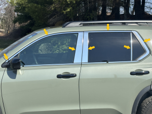 QAA - WP76220 Stainless Steel Window Accent Package 14Pc 2026 Honda Passport QAA - Image 2