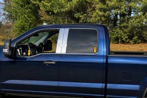 WS63325 Stainless Steel Window Sill Accent 4Pc 2023-2026 Ford F-250, 2023-2026 Ford F-350 Super Duty QAA