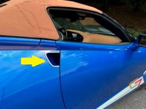 QAA - DH54115 Stainless Steel Door Handle Accent 2Pc 2014-2019 Chevrolet Corvette QAA - Image 2