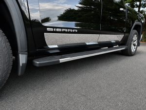 QAA - TH59170 Stainless Steel Rocker Panel Trim 6Pc 2019-2026 Chevrolet Silverado, 2019-2026 GMC Sierra QAA - Image 2