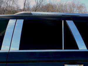 PP58389 Stainless Steel Pillar Trim 8Pc 2018-2026 Ford Expedition, QAA